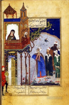 マンティーク・アル・タイヤ・シェイク・サナンとクリスネ・モーの宗教的イスラム教を助けた Oil Paintings